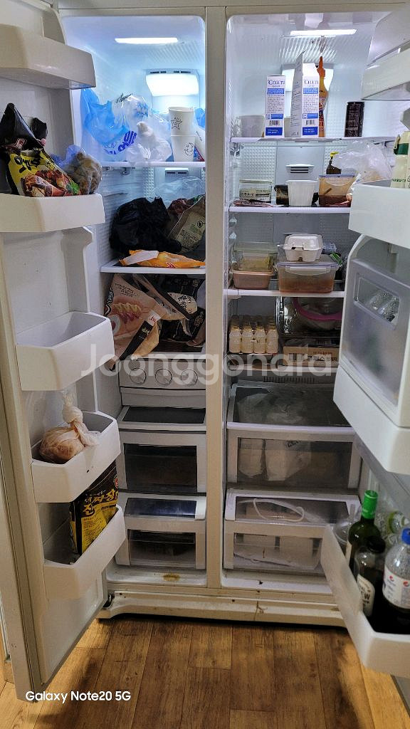 삼성 지펠 양문형 냉장고 669L--1