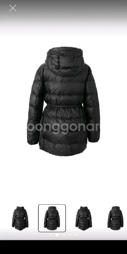 버버리 아스펜 구스패딩 L77~88--3