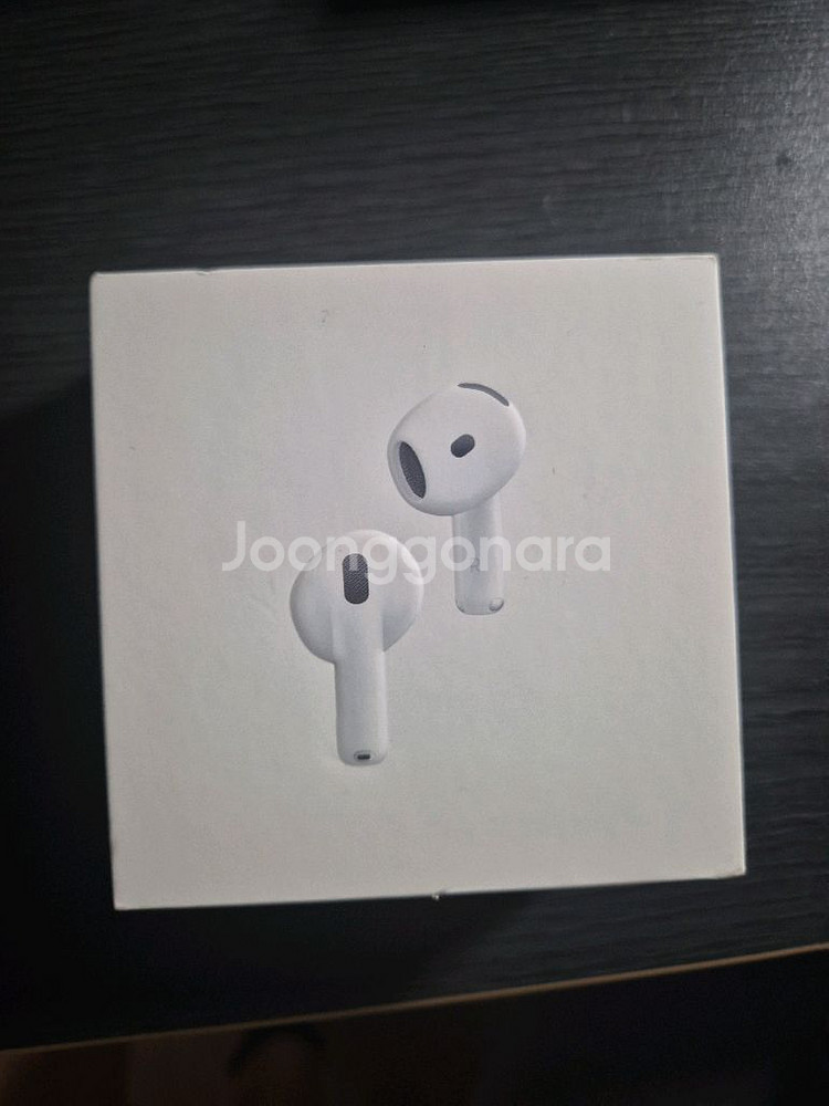 애플 에어팟4 노캔 미개봉--0