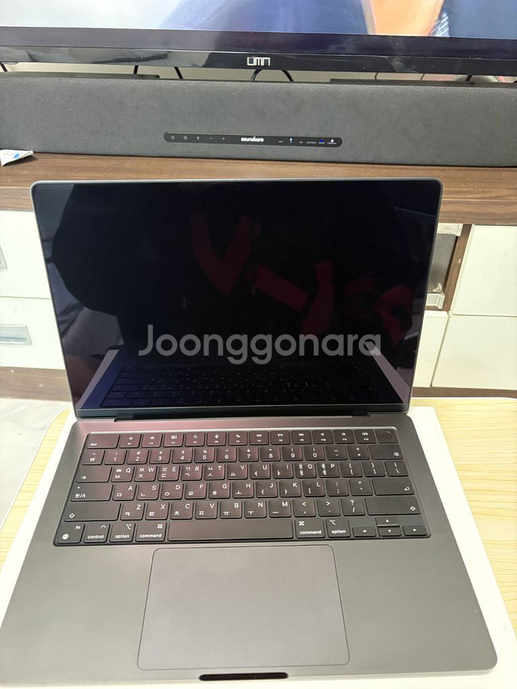 맥북 프로14 M3 pro 고급형 새상품급 풀박스 판매--5