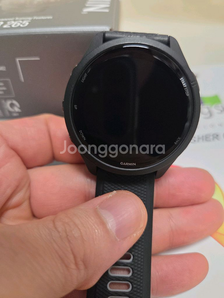 가민 265 블랙 (1회사용)--1