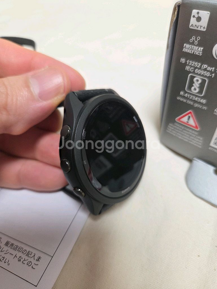 가민 265 블랙 (1회사용)--3