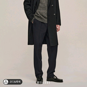 타임옴므 캐시미어 더블코트 95 (새상품) 25년구매