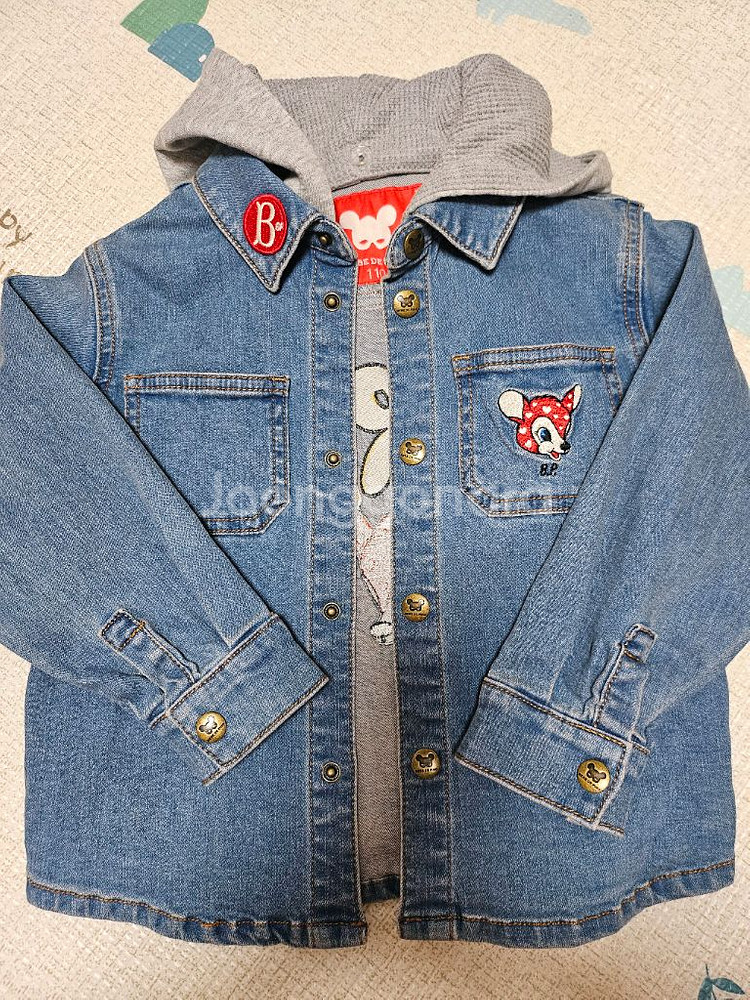 베베드피노 래리 후드 데님 자켓 110--0
