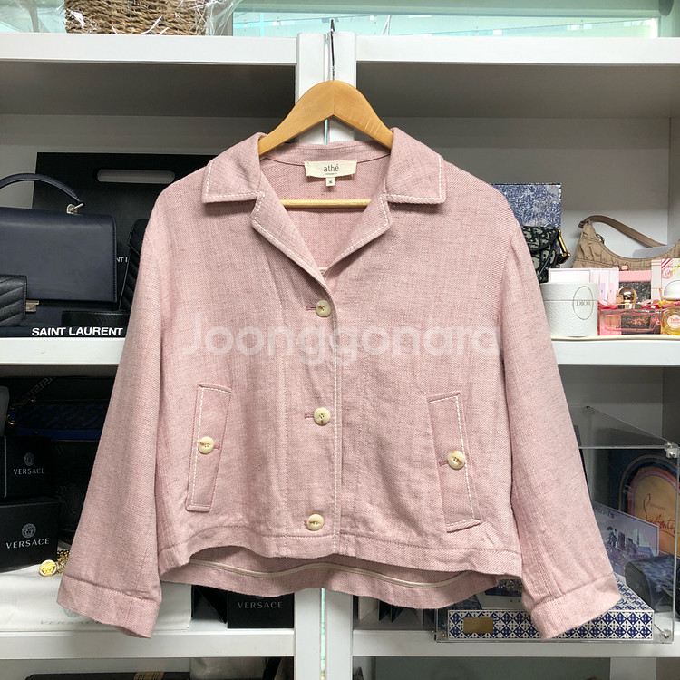 athe 바네사브루노 아떼 핑크컬러 자켓--0