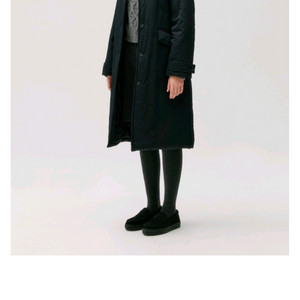 드파운드 패딩 싱글 코트