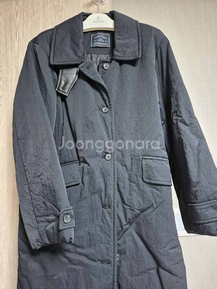 드파운드 패딩 싱글 코트--4