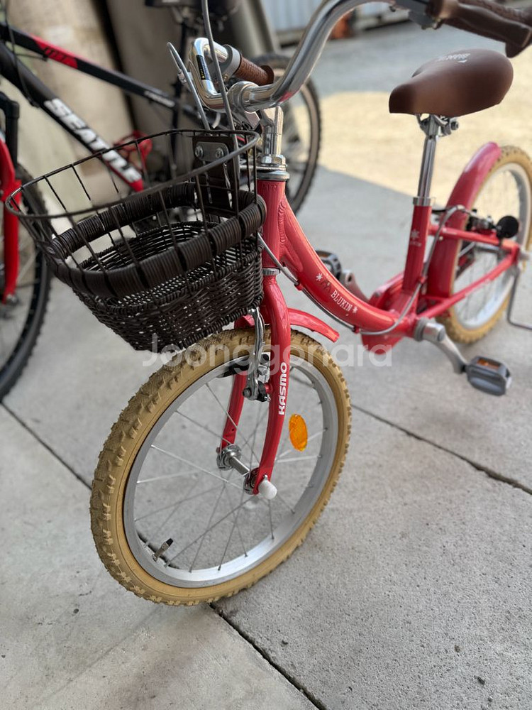 카스모 아동용 자전거 진한핑크/연한핑크 (새제품)--2