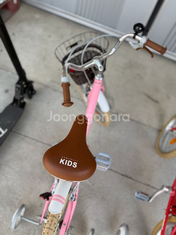 카스모 아동용 자전거 진한핑크/연한핑크 (새제품)--5