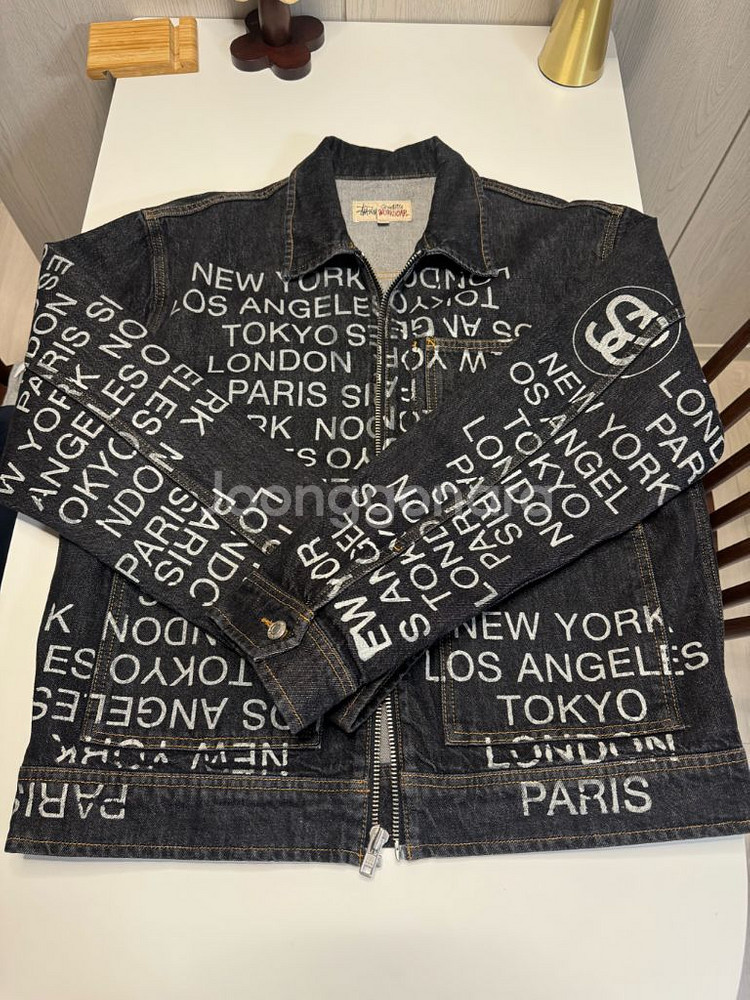 스투시 월드 데님 새상품급 M사이즈--0