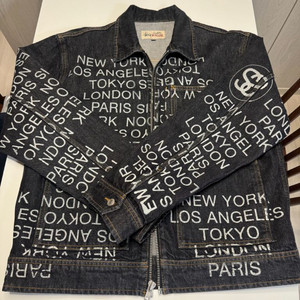 스투시 월드 데님 새상품급 M사이즈