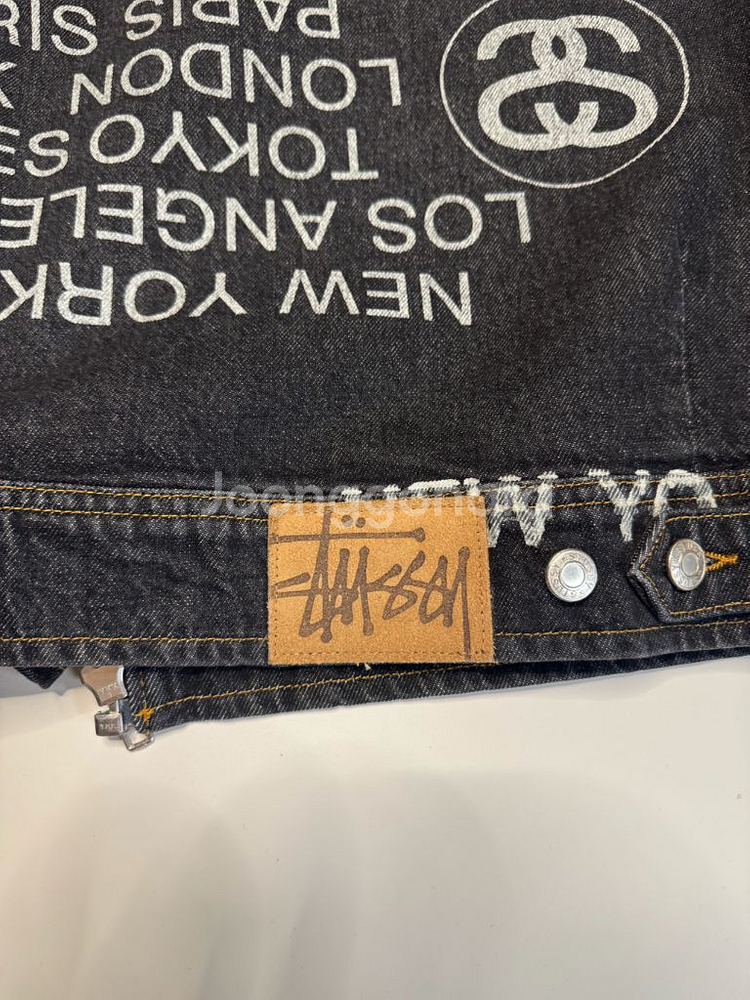 스투시 월드 데님 새상품급 M사이즈--3