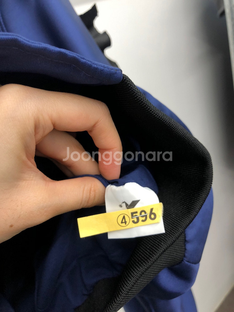 블루민 프릴 블루종 봄버 자켓 F--5