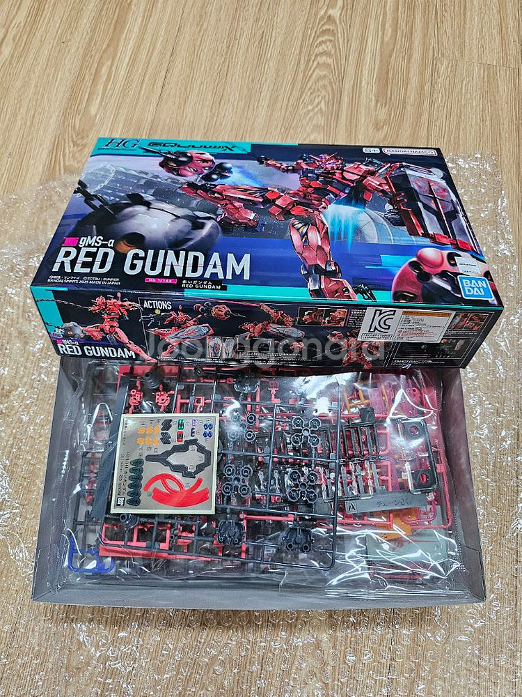 HG 붉은건담 레드건담 지쿠악스 프라모델 미개봉--1