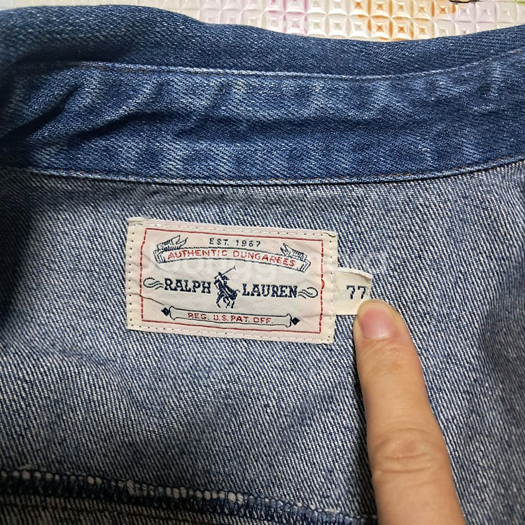 폴로 랄프로렌 빈티지 데님셔츠 스타일 데님자켓 55~66--4