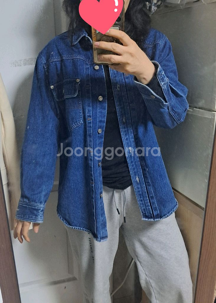 폴로 랄프로렌 빈티지 데님셔츠 스타일 데님자켓 55~66--7