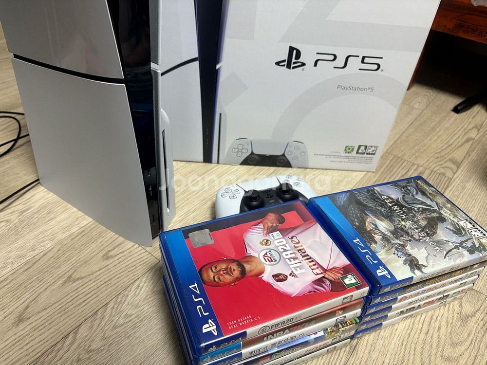 ps5 슬림 디스크 에디션 +게임 CD 12개--0