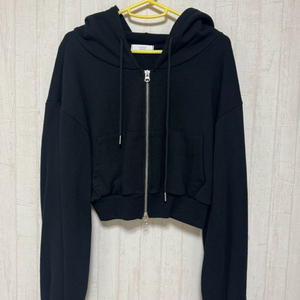 크롭 후드 집업