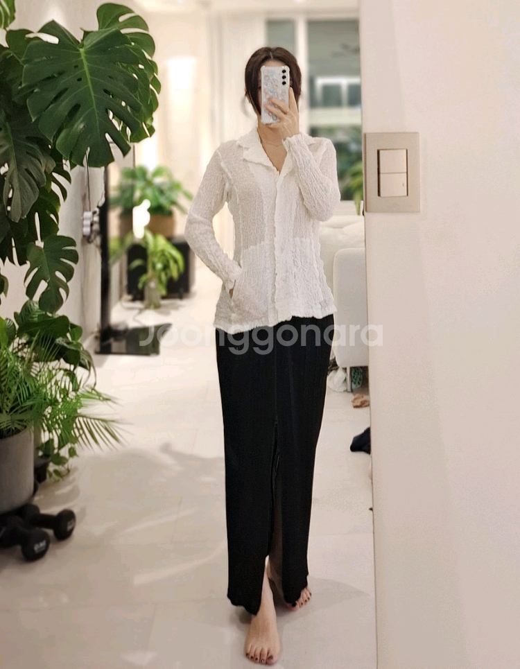 이세이미야케 미 콜리플라워 가디건 플리츠플리즈--5