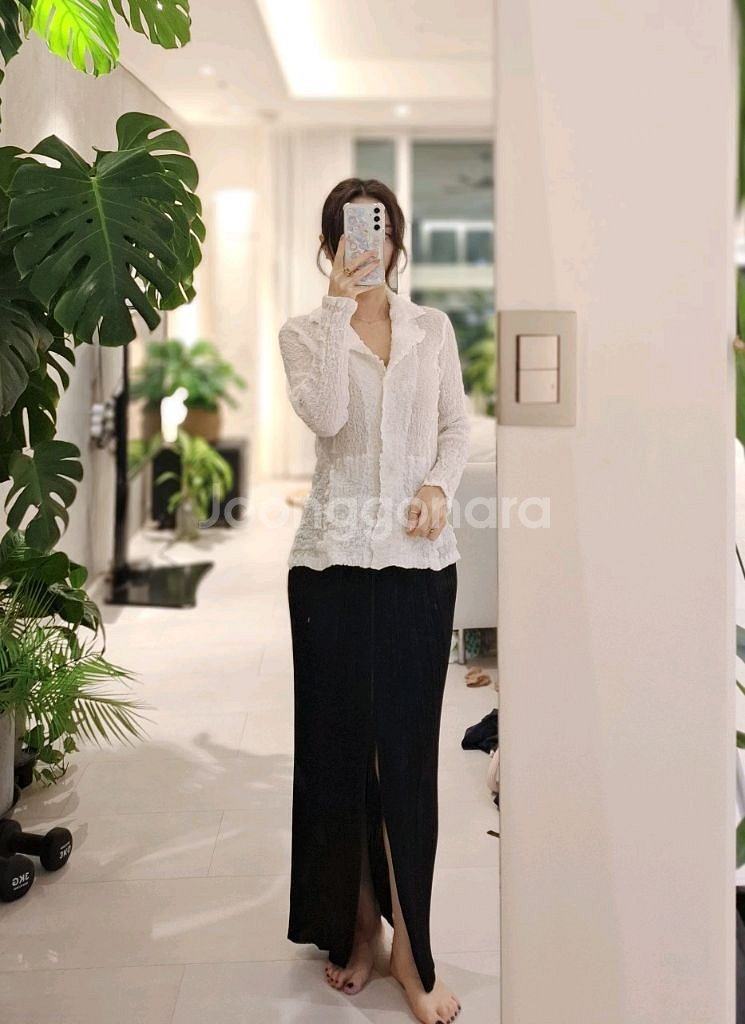 이세이미야케 미 콜리플라워 가디건 플리츠플리즈--3