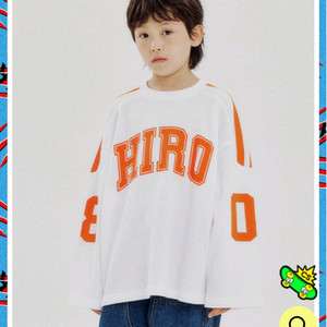 히로 럭비 와플 티셔츠 화이트 160