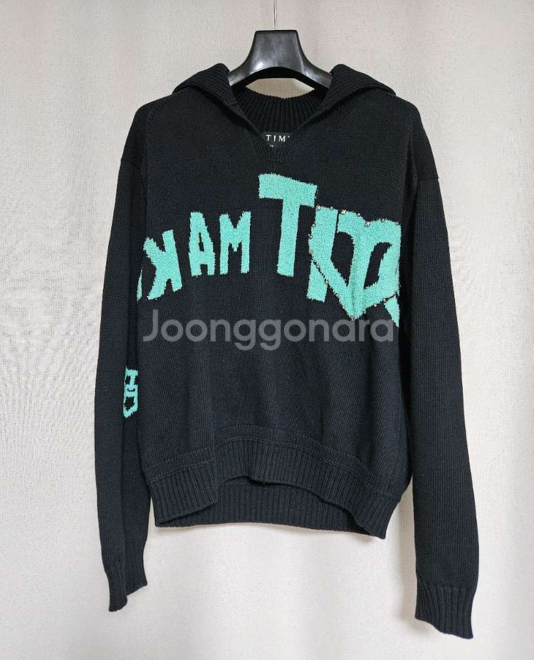 타임 스터드 레터링 니트 (랑방,마인,타임,더캐시미어)--5