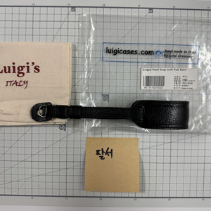 루이지 레더 with Pad 카메라 핸드스트랩