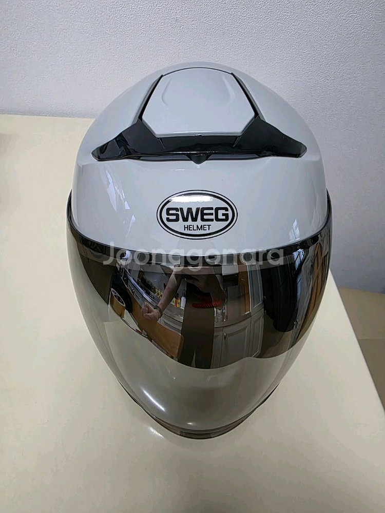 스웨그 RS10 오토바이 헬멧 XL사이즈 라이트그레이--0