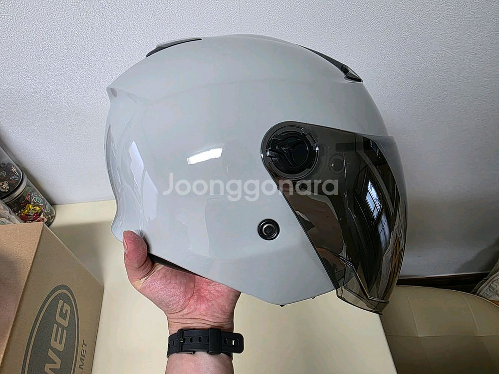 스웨그 RS10 오토바이 헬멧 XL사이즈 라이트그레이--2