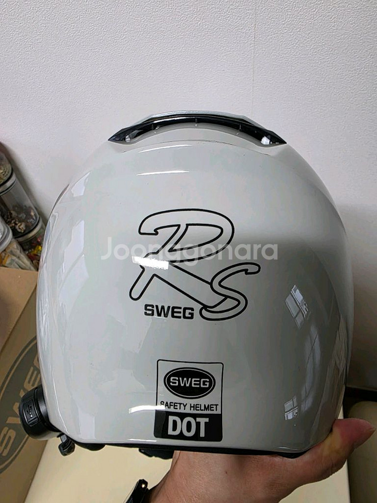 스웨그 RS10 오토바이 헬멧 XL사이즈 라이트그레이--3