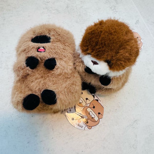 코커짱인줄 우소우소짱 다크브라운 키링 12cm(1개)