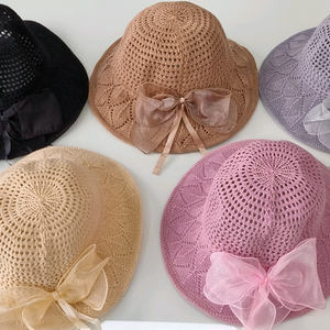 5컬러 리폰 여성 썬캡 벙거지 모자 새상품 (1+1) 자유 색상 선택