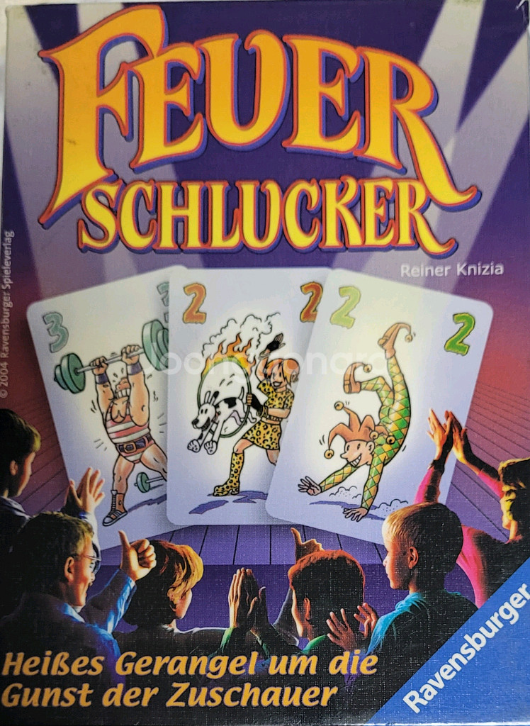 라벤스부르거의 Feuer Schlucjer 보드게임--0