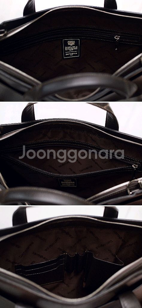 샘소나이트 폴리오 풀그레인 사피아노 레더 슬림 브리프케이스--7