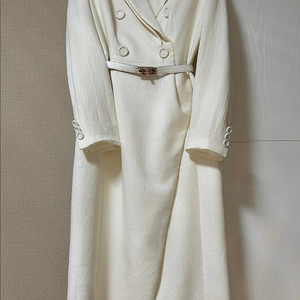 미샤 MICHAA 울 트위드 롱 원피스