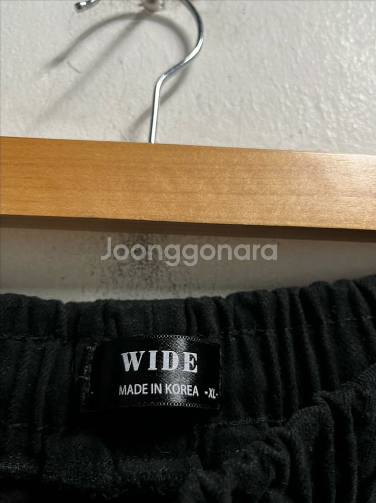 34-35 WIDE 코튼 스판 카고 밴딩 조거팬츠 바지--3