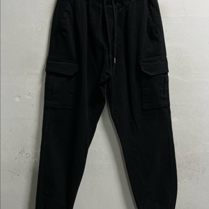 34-35 WIDE 코튼 스판 카고 밴딩 조거팬츠 바지