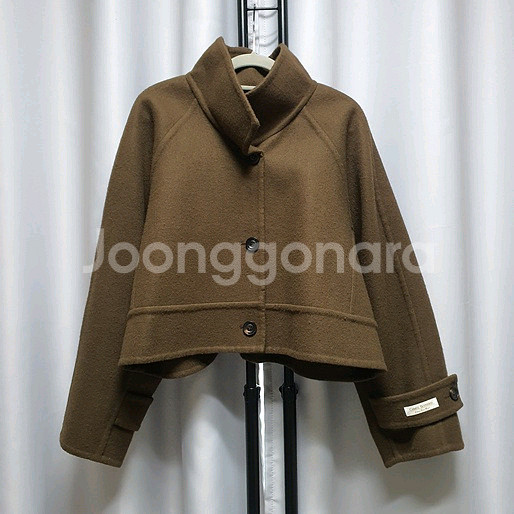 atwr 어센틱워드로브 카멜 하프넥 핸드메이드 코트--0