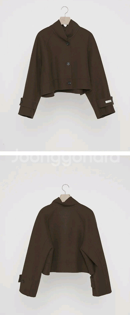 atwr 어센틱워드로브 카멜 하프넥 핸드메이드 코트--5