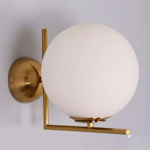 모던 유리볼 벽등(led)-미사용새것(2개)