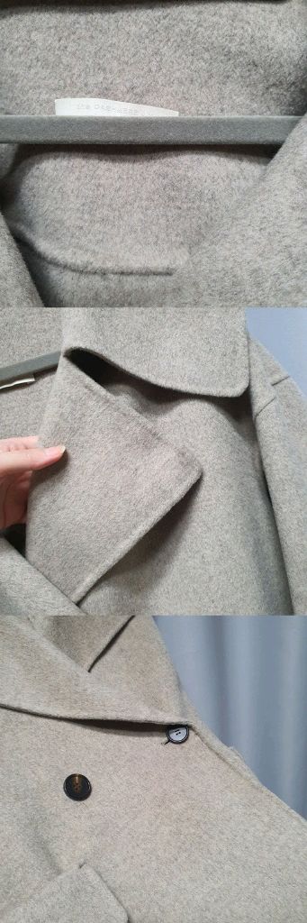 제이머랭 케이프 카라 더블 핸드메이드 코트--1