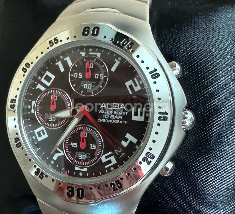 (새상품)(정품)세이코 알바 일제무브먼트 크로노그래프--0