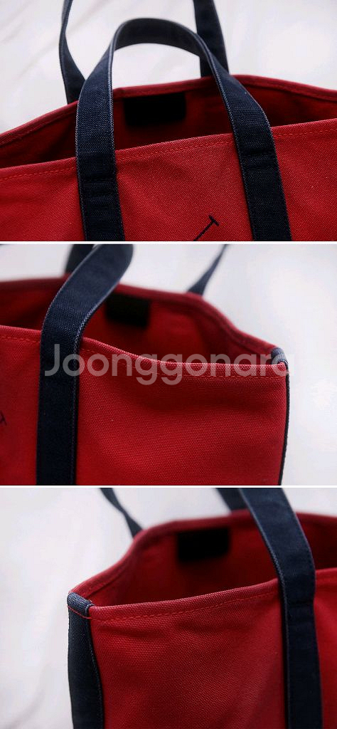 폴로 랄프로렌 (PRL) 빅포니 코튼 캔버스 쇼퍼백 (토트.숄더)--5