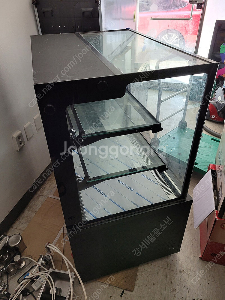 그랜드우성 900 쇼케이스 사각 3단 LED조명 카페--9