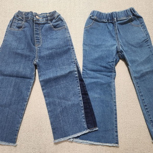 여아청바지120 2벌