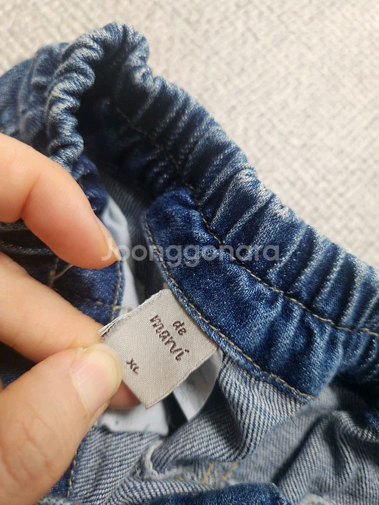 여아청바지120 2벌--1