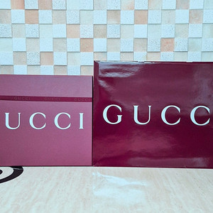 [정품]구찌 쇼핑백+박스+리본 SET,구찌 가방,구찌