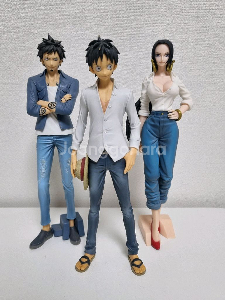 원피스 루피, 로우, 보아 진스프릭 피규어--0