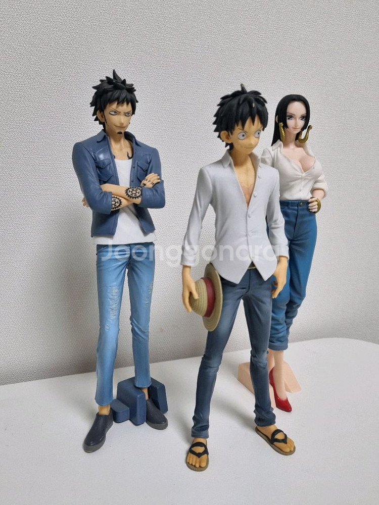 원피스 루피, 로우, 보아 진스프릭 피규어--2