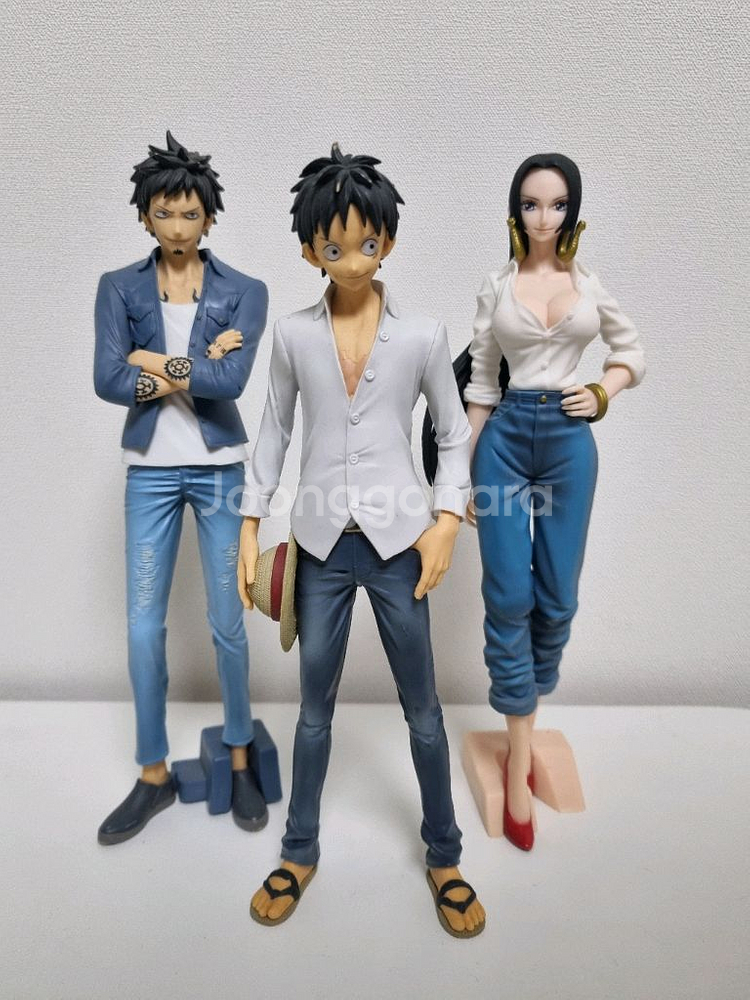 원피스 루피, 로우, 보아 진스프릭 피규어--3